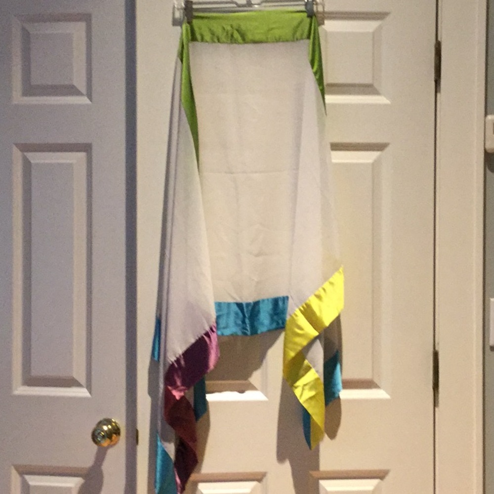 Cejon multi color beach wrap or scarf.